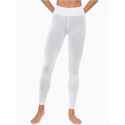 Performance Ribbed High Waist Full Length Leggings