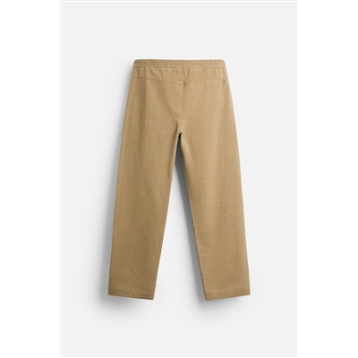 PANTALÓN ALGODÓN - LINO PLIEGUES