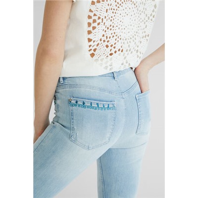 Pantalón vaquero skinny tobillero