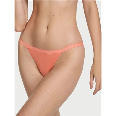 Stretch Cotton String Bikini Panty