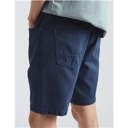 Slim Fit Denim Shorts, Men, Dark Blue