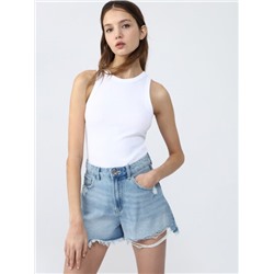 DENIM SHORTS