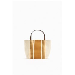BOLSO MINI SHOPPER TEJIDO