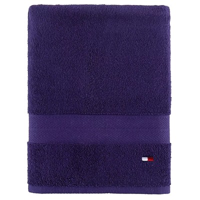 TOMMY HILFIGER Modern American Solid Cotton Bath Towel, 30" x 54"