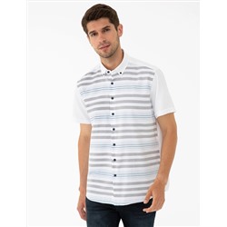 Mavi Regular Fit Kısa Kollu Gömlek