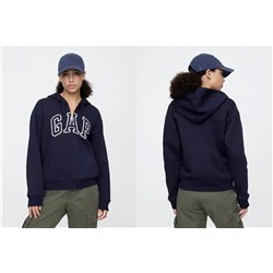 Relaxed Gap Logo Zip Hoodie