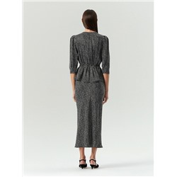 Блузка с коротким рукавом из 100% вискозы, B3154/nocturne