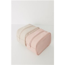 Pack 3 neceseres rosa y beige