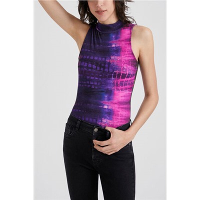 Body canalé tie-dye
