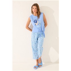 Pijama algodón Capri azul Mafalda