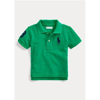Baby Boy Cotton Mesh Polo Shirt