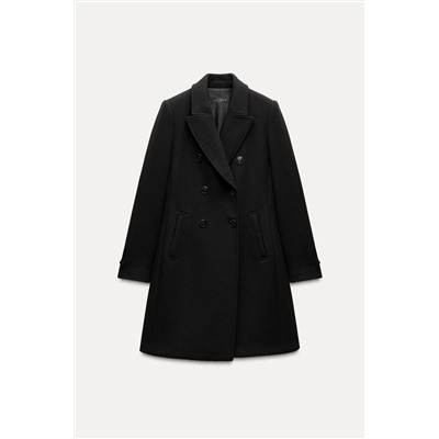 WOOL BLEND DOUBLE-BREASTED COAT