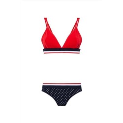 U.S. Polo Assn. Kadın Kırmızı Büstiyer Slip Takım Q66253