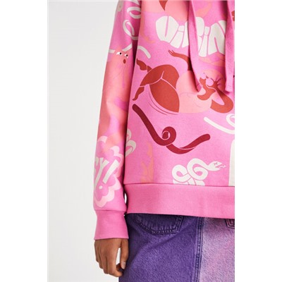 Sudadera oversize multicolor