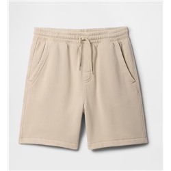 Kids Washed-Fleece Pull-On Shorts