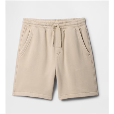 Kids Washed-Fleece Pull-On Shorts
