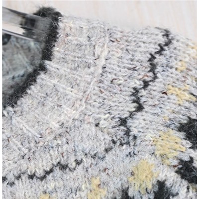 Женский элегантный плотный жаккардовый кардиган