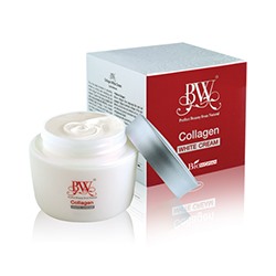 Осветляющий омолаживающий крем для лица Сollagen white от Bio Woman 40 гр  / Bio Woman Сollagen white serum 40g