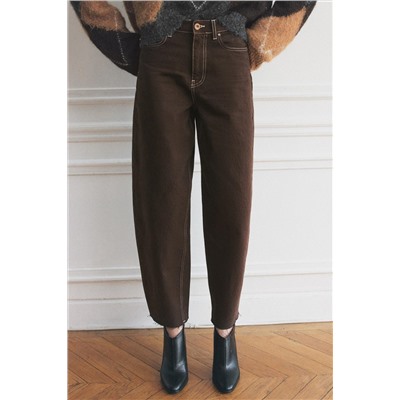 ZW COLLECTION BALLOON MID-WAIST JEANS