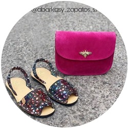 AB.Zapatos · 320-95 · azul+AB.Z PELLE Abeja 23 (360) magenta
