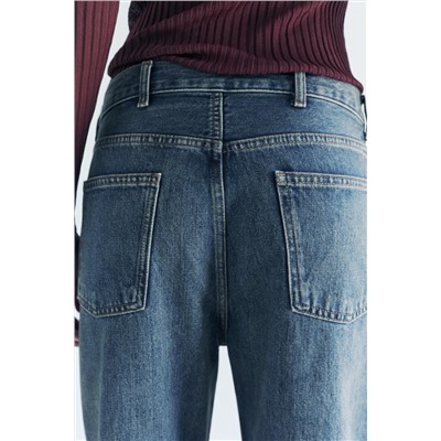 ZW COLLECTION RELAXED FIT MID-RISE JEANS