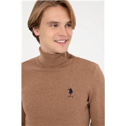 Erkek Camel Melanj Basic Kazak