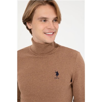 Erkek Camel Melanj Basic Kazak
