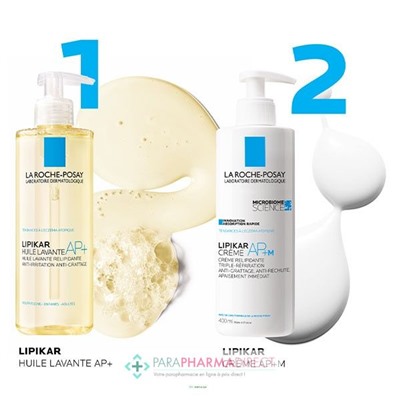 La Roche Posay Lipikar Crème AP+M - Crème Relipidante Triple Réparation 400ml