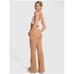 Ivy Fleece Split-Hem Flare Sweatpants