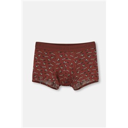 Dagi, Kiremit Desenli Micro Modal Boxer