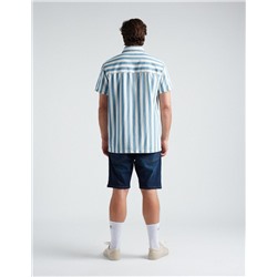 Slim Fit Denim Shorts, Men, Dark Blue