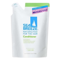 SHISEIDO Кондиционер мужской для жирных волос SEA BREEZE с ментолом сменная упаковка 400мл