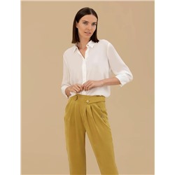 Beyaz Comfort Fit Uzun Kollu Gömlek