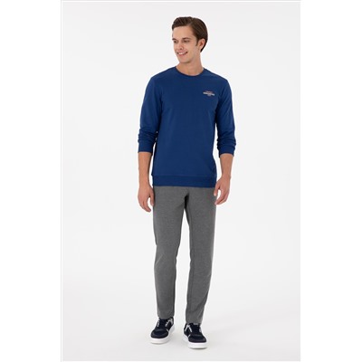 Erkek İndigo Sweatshirt
