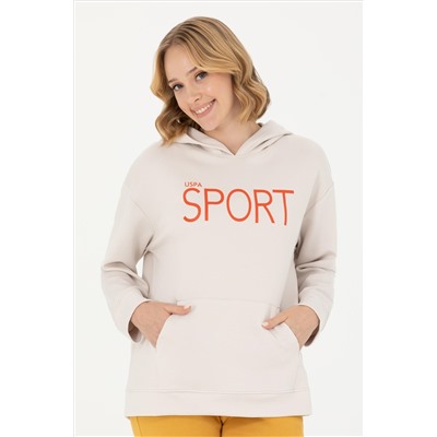 Kadın Taş Kapüşonlu Sweatshirt