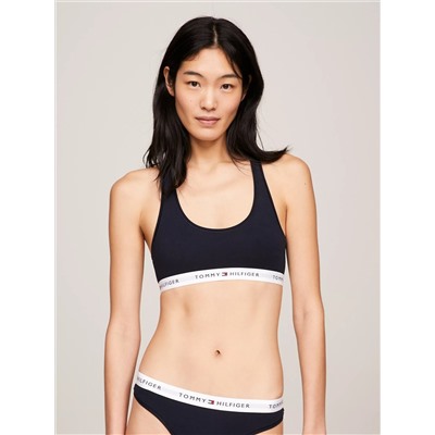 Tommy Logo Unlined Bralette