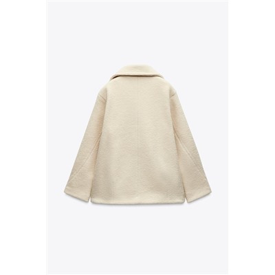 SEMI-LONG BOUCLÉ COAT