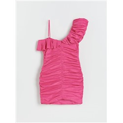 Gerafftes Minikleid