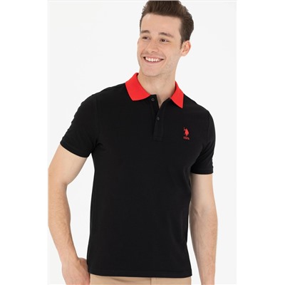 Erkek Siyah Polo Yaka Tişört