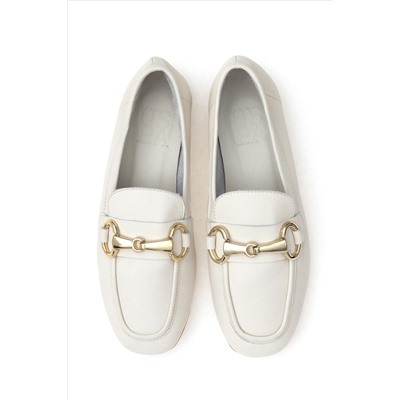 Kadın Krem Loafer