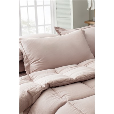 Mona King Size Comforter Set - Pudra