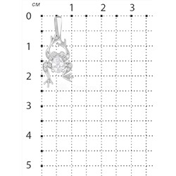 Подвеска из серебра с фианитами родированная - Лягушка 925 пробы П-2192р200
