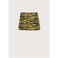 Minifalda animal print -  Mujer | MANGO OUTLET Melilla