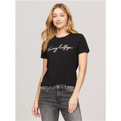 Signature Logo Crewneck T-Shirt