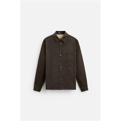 SOBRECAMISA EFECTO ENCERADO