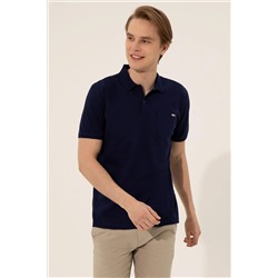 Erkek Lacivert Polo Yaka Tişört