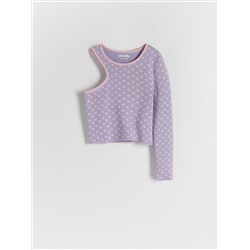 One shoulder blouse