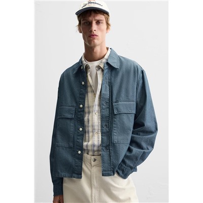 SOBRECAMISA BOLSILLOS