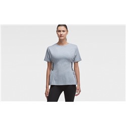 TEE WITH LACE-UP SIDES