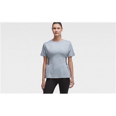 TEE WITH LACE-UP SIDES